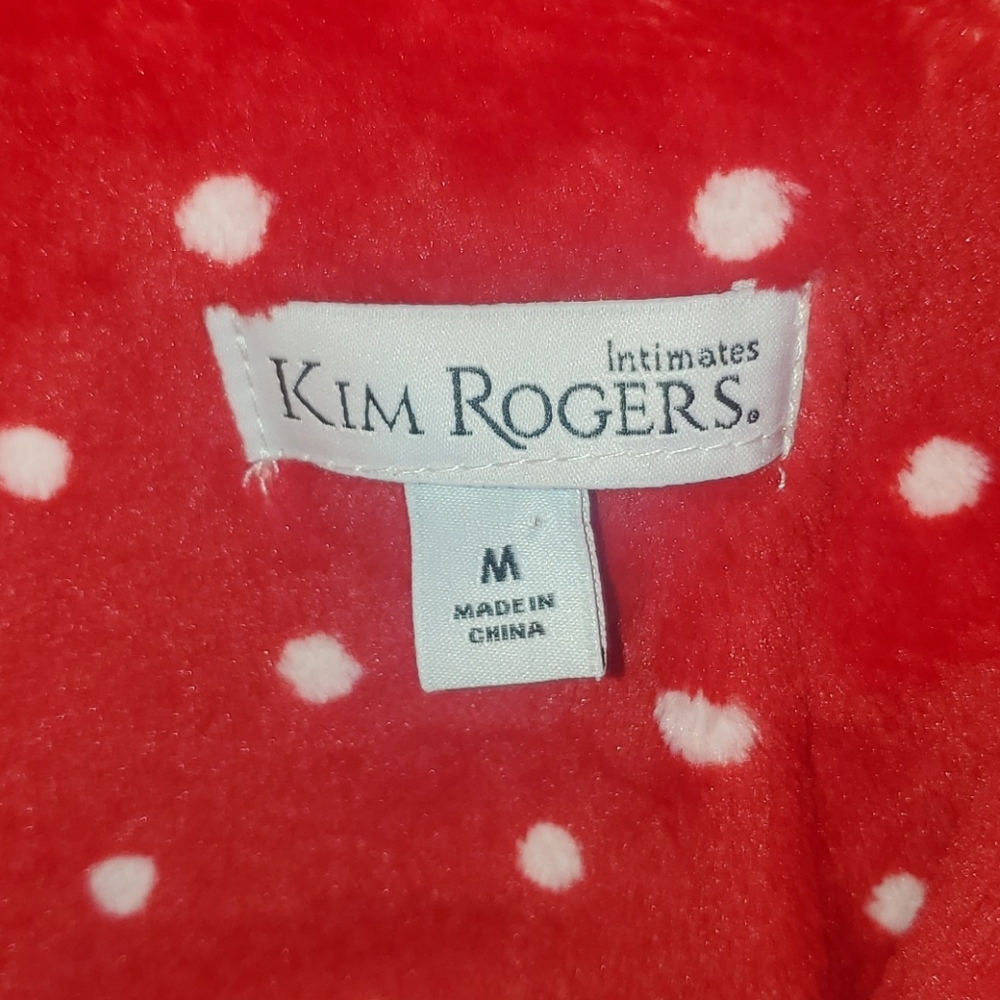 ,*0616 Kim Rogers Polka-Dot Robe - Picture 6 of 6
